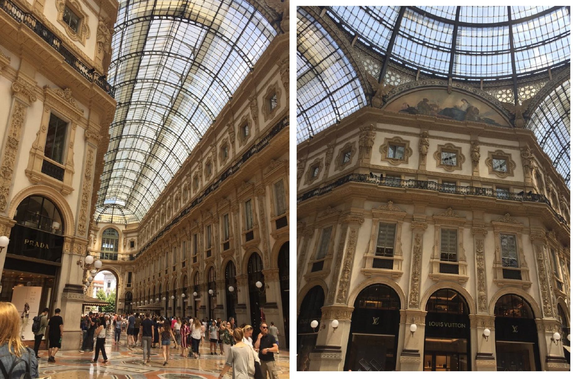 Duomo, y la famosa galería Vittorio Emanuele.