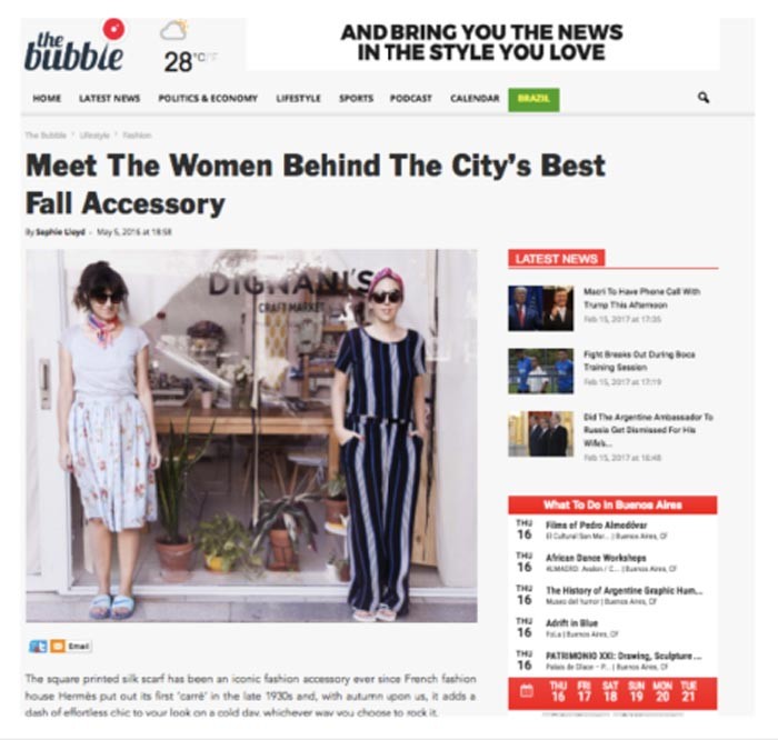 MEET THE WOMEN BEHIND THE CITY´S BEST FALL ACCESORY The Bubble