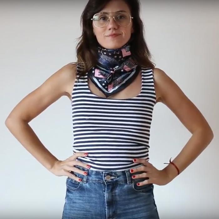 Mil usos del Pañuelo Tutorial 8